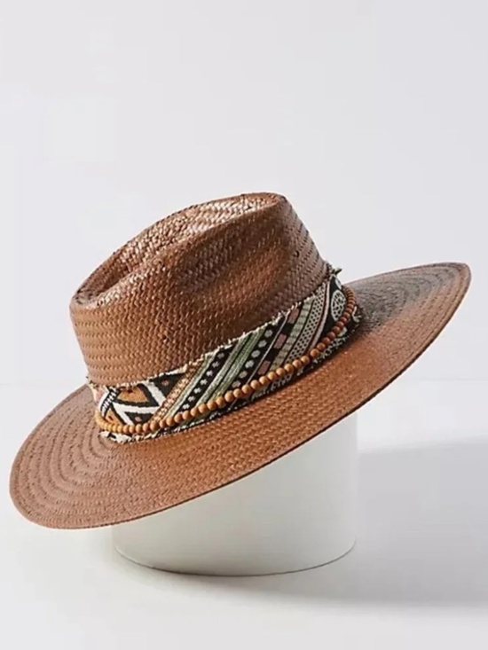 Anthropologie Scarf-Trimmed Rancher